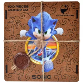 Деревянный пазл Sonic the Hedgehog картинка 373647 - МосИгра